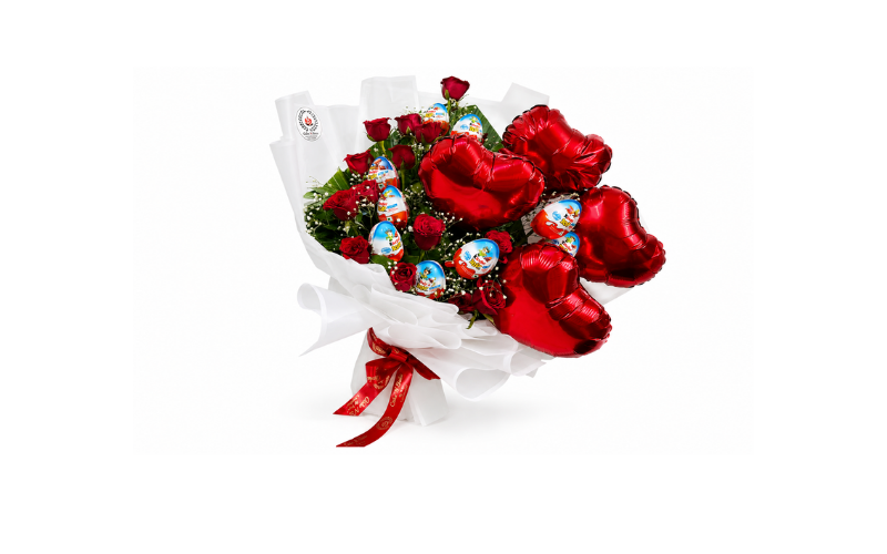 Red Rose Heart & Kinder